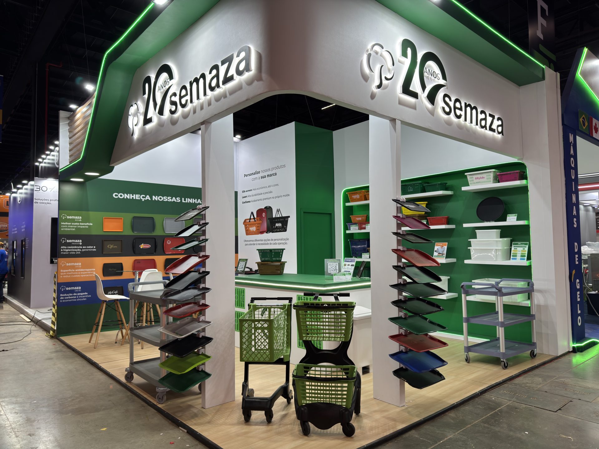 Stand da Semaza na Fispal Food Service